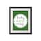 Luck Love Life Clover 16" x 20" Black Framed Print Under Plexiglass